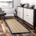 Natural fiber woven rug seagrass rugs floor mats
